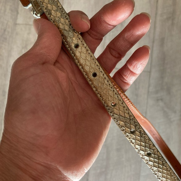 Authentic Ralph Lauren Python Belt Sz S - Picture 7 of 11